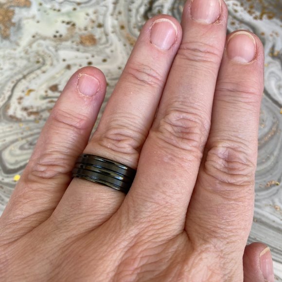Black Ring Band, High Quality Tungsten - Picture 6 of 6